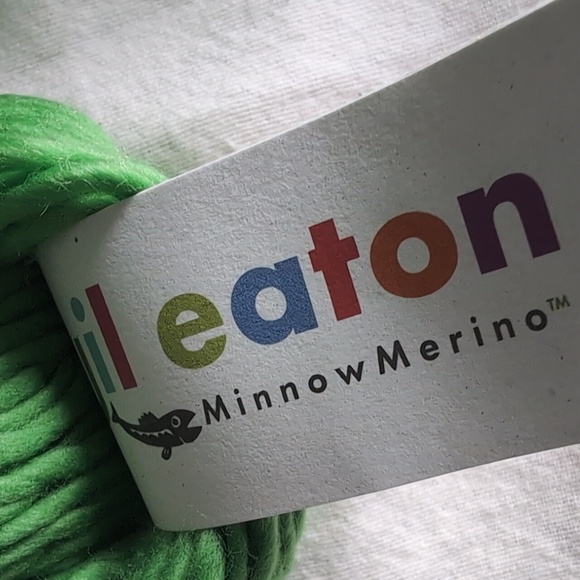 Jill Eaton Minnow  MerinoGreen Yarn - Picture 2 of 3